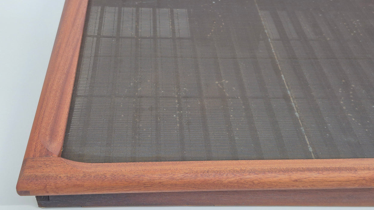 Historisches klassisches Schöpfsieb aus Großbritannien, Vellin, 49,4 x 42,1 cm