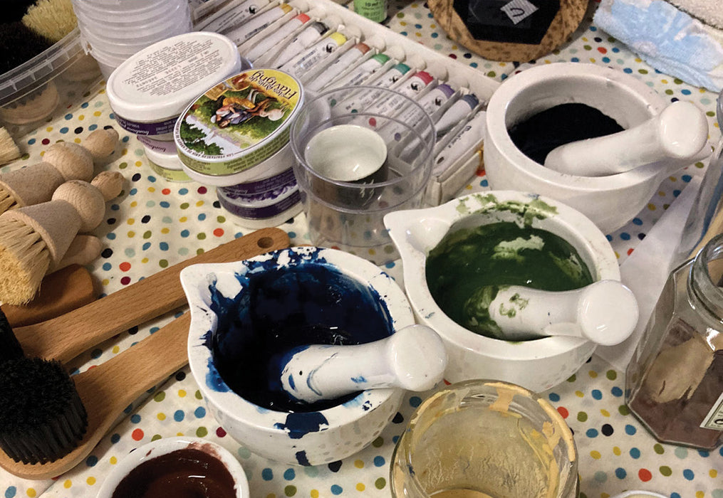 Mokuhanga: Japanischer Farbholzschnitt